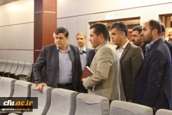 بازدید دوساعته دکتر خنیفر ریاست دانشگاه فرهنگیان کشور ازسراهاومراکزرفاهی وآموزشی دانشگاه فرهنگیان استان قزوین 2