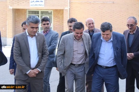 بازدید دوساعته دکتر خنیفر ریاست دانشگاه فرهنگیان کشور ازسراهاومراکزرفاهی وآموزشی دانشگاه فرهنگیان استان قزوین 3