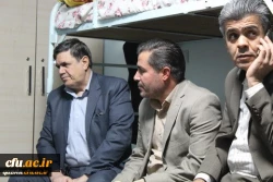 بازدید دوساعته دکتر خنیفر ریاست دانشگاه فرهنگیان کشور ازسراهاومراکزرفاهی وآموزشی دانشگاه فرهنگیان استان قزوین 6
