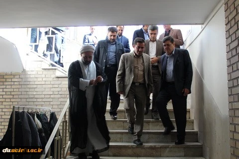 بازدید دوساعته دکتر خنیفر ریاست دانشگاه فرهنگیان کشور ازسراهاومراکزرفاهی وآموزشی دانشگاه فرهنگیان استان قزوین 8