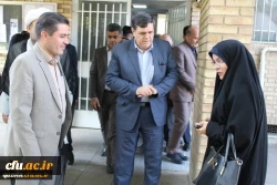بازدید دوساعته دکتر خنیفر ریاست دانشگاه فرهنگیان کشور ازسراهاومراکزرفاهی وآموزشی دانشگاه فرهنگیان استان قزوین 10