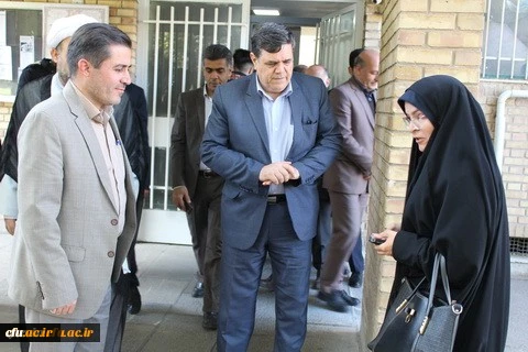 بازدید دوساعته دکتر خنیفر ریاست دانشگاه فرهنگیان کشور ازسراهاومراکزرفاهی وآموزشی دانشگاه فرهنگیان استان قزوین 10