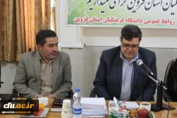 نشست دکتر خنیفر ریاست دانشگاه فرهنگیان کشور با استادان عضو هیئت علمی وکارکنان دانشگاه فرهنگیان استان قزوین 7