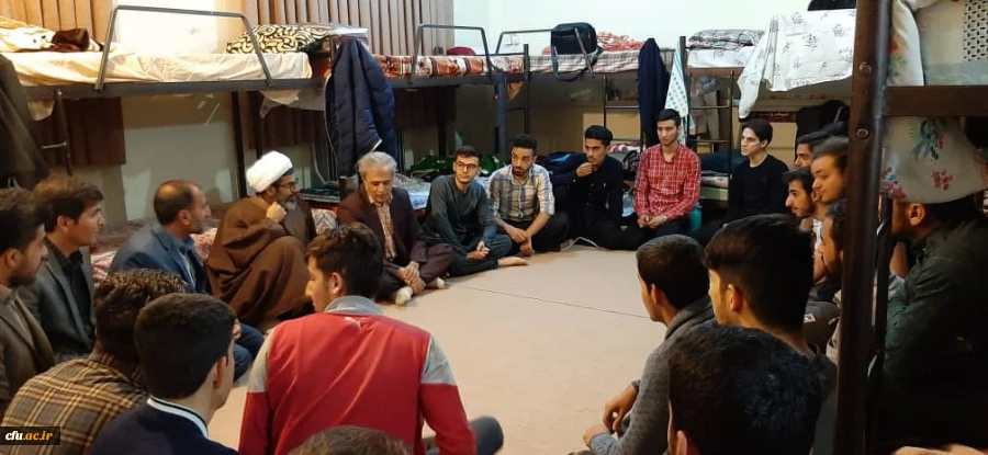 دیدار صمیمی مدیریت امور پردیس های استان کرمانشاه با دانشجویان پردیس شهید رجایی 2