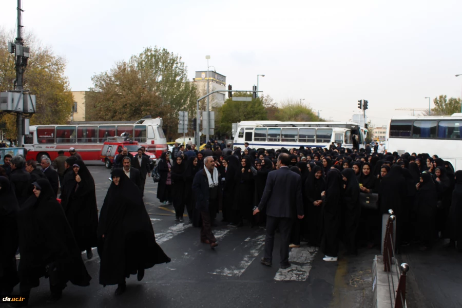 حضور دانشگاه فرهنگیان استان آذربایجان شرقی در تجمع مردمی حمایت از امنیت و اقتدار کشور . 5