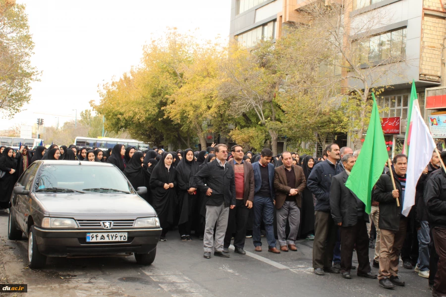 حضور دانشگاه فرهنگیان استان آذربایجان شرقی در تجمع مردمی حمایت از امنیت و اقتدار کشور . 6