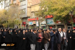 حضور دانشگاه فرهنگیان استان آذربایجان شرقی در تجمع مردمی حمایت از امنیت و اقتدار کشور . 7