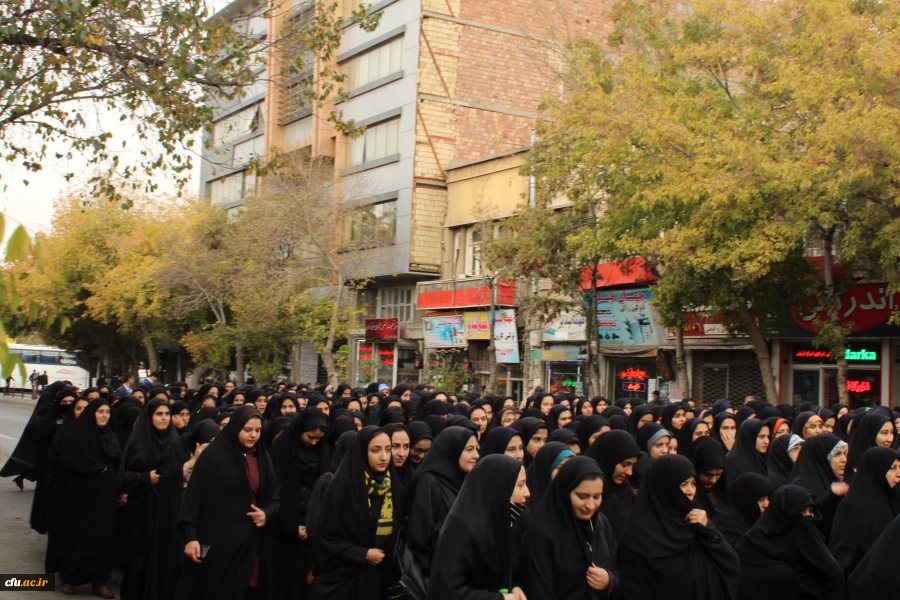 حضور دانشگاه فرهنگیان استان آذربایجان شرقی در تجمع مردمی حمایت از امنیت و اقتدار کشور . 8