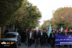 حضور دانشگاه فرهنگیان استان آذربایجان شرقی در تجمع مردمی حمایت از امنیت و اقتدار کشور . 11