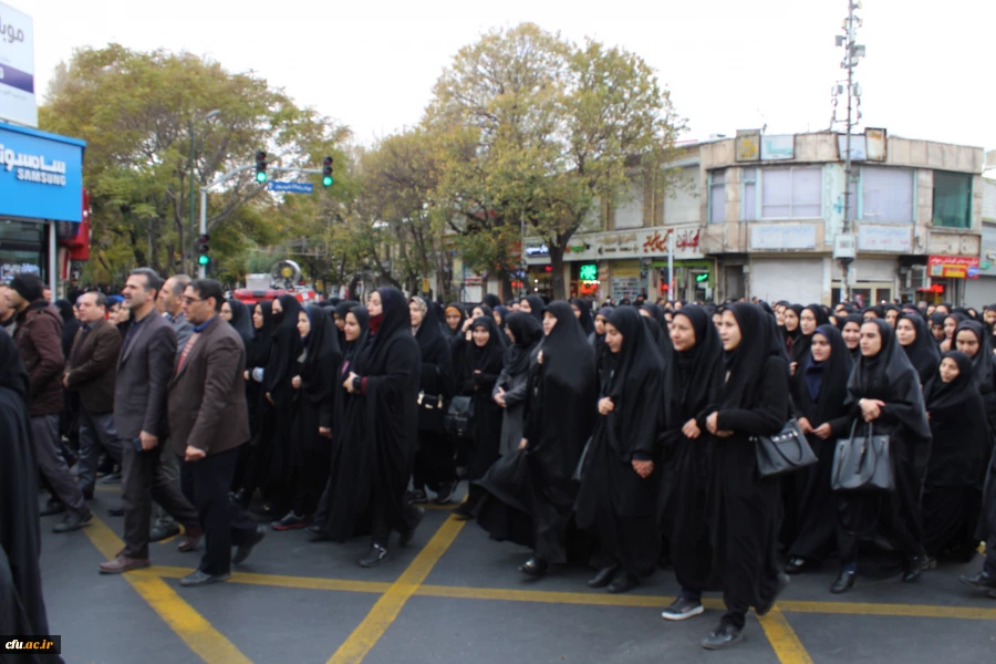 حضور دانشگاه فرهنگیان استان آذربایجان شرقی در تجمع مردمی حمایت از امنیت و اقتدار کشور . 13