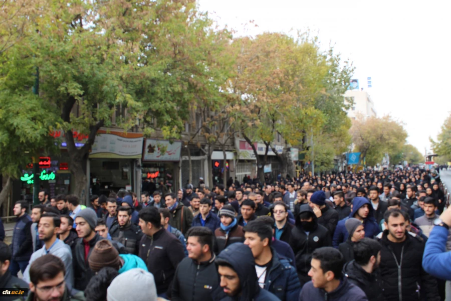 حضور دانشگاه فرهنگیان استان آذربایجان شرقی در تجمع مردمی حمایت از امنیت و اقتدار کشور . 14