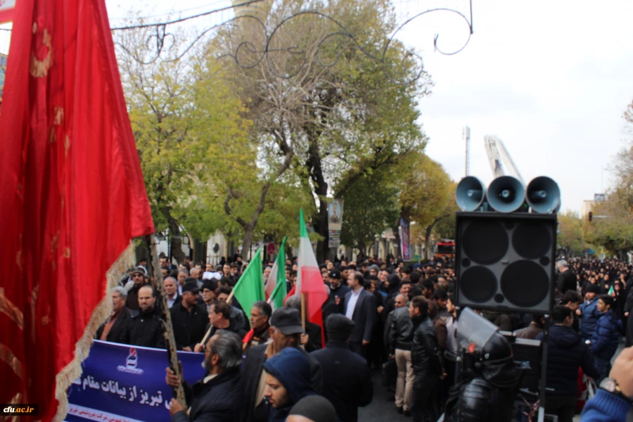 حضور دانشگاه فرهنگیان استان آذربایجان شرقی در تجمع مردمی حمایت از امنیت و اقتدار کشور . 15