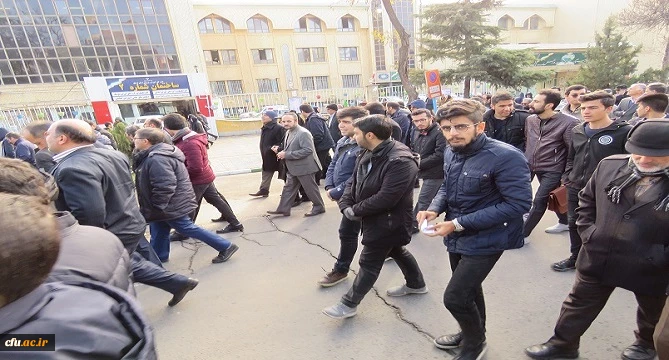 حضور دانشگاهیان دانشگاه فرهنگیان استان اردبیل در راهپیمایی حمایت از فرمایشات مقام معظم رهبری، امنیت و اقتدار کشور/ گزارش تصویری 2
