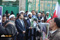 حضور دانشگاهیان دانشگاه فرهنگیان استان لرستان در راهپیمایی عظیم مردمی در جهت محکوم کردن برخی اغتشاشات اخیر در کشور 6