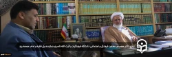 دیدار دکتر محمدی معاون فرهنگی و اجتماعی دانشگاه فرهنگیان با آیت الله ناصری نماینده ولی فقیه و امام جمعه یزد 2