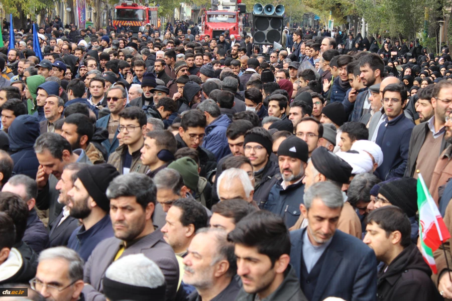 حضور دانشگاه فرهنگیان استان آذربایجان شرقی در تجمع مردمی حمایت از امنیت و اقتدار کشور . 17