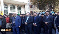حماسه حضور مسئولین، اساتید، کارکنان و دانشجویان دانشگاه فرهنگیان استان آذربایجان غربی در راهپیمایی امنیت و اقتدار  3