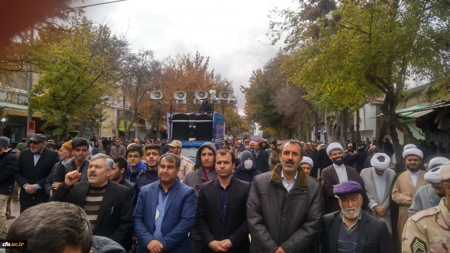 شرکت دانشجو معلمان، کارکنان و اساتید دانشگاه فرهنگیان خراسان شمالی در مرسم راهپیمایی حمایت از اقتدار و امنیت کشور 3