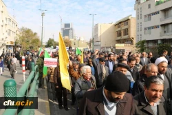 راهپیمایی مسئولین اساتید ودانشجویان دانشگاه فرهنگیان استان به همراه مردم انقلابی وهمیشه درصحنه قزوین علیه اغتشاش گران وآشوبگران واربابان آنها 5