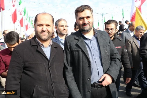 راهپیمایی مسئولین اساتید ودانشجویان دانشگاه فرهنگیان استان به همراه مردم انقلابی وهمیشه درصحنه قزوین علیه اغتشاش گران وآشوبگران واربابان آنها 8