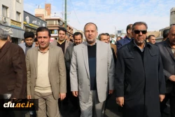 راهپیمایی مسئولین اساتید ودانشجویان دانشگاه فرهنگیان استان به همراه مردم انقلابی وهمیشه درصحنه قزوین علیه اغتشاش گران وآشوبگران واربابان آنها 9