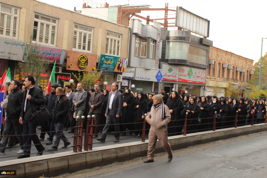 حضور دانشگاه فرهنگیان استان آذربایجان شرقی در تجمع مردمی حمایت از امنیت و اقتدار کشور . 10