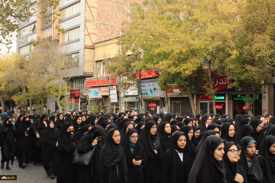 حضور دانشگاه فرهنگیان استان آذربایجان شرقی در تجمع مردمی حمایت از امنیت و اقتدار کشور . 9