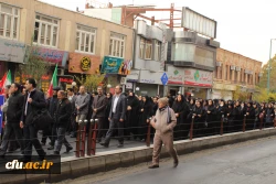 حضور دانشگاه فرهنگیان استان آذربایجان شرقی در تجمع مردمی حمایت از امنیت و اقتدار کشور . 10