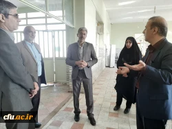 بازدید مدیر کل امور مالی سازمان مرکزی از پردیس ها و مراکز استان خوزستان