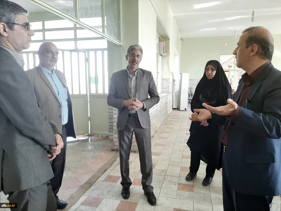 بازدید مدیر کل امور مالی سازمان مرکزی از پردیس ها و مراکز استان خوزستان
