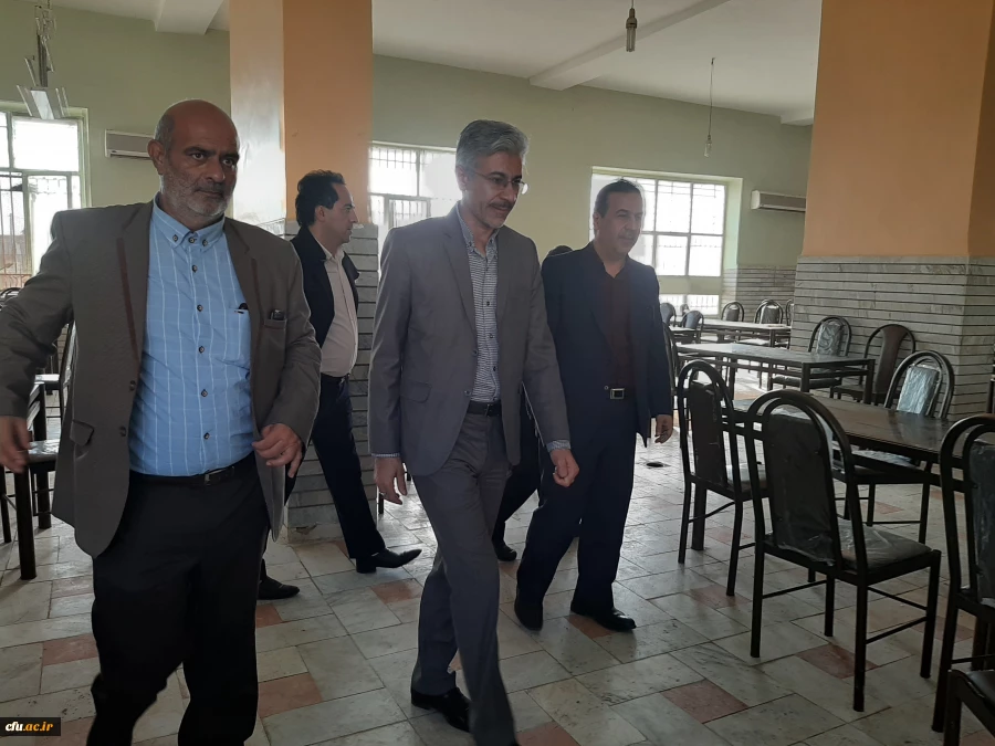 بازدید مدیر کل امور مالی سازمان مرکزی از پردیس ها و مراکز استان خوزستان