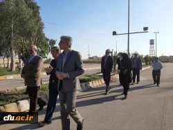 بازدید مدیر کل امور مالی سازمان مرکزی از پردیس ها و مراکز استان خوزستان