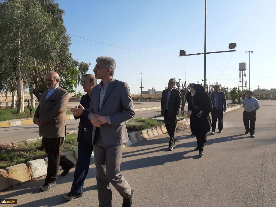 بازدید مدیر کل امور مالی سازمان مرکزی از پردیس ها و مراکز استان خوزستان