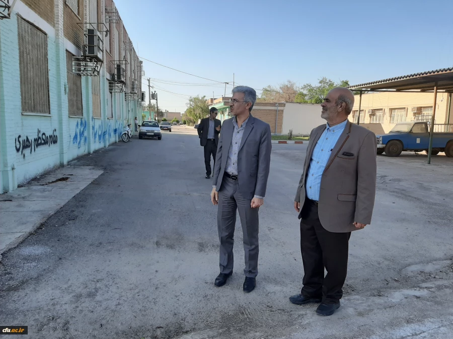 بازدید مدیر کل امور مالی سازمان مرکزی از پردیس ها و مراکز استان خوزستان