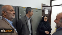 بازدید مدیر کل امور مالی سازمان مرکزی از پردیس ها و مراکز استان خوزستان