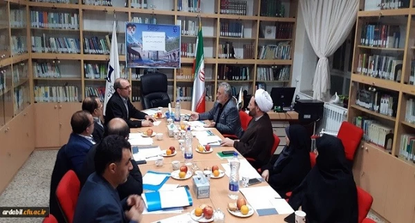 دومین جلسه هیئت مدیره بنیاد خیرین حامی دانشگاه فرهنگیان استان اردبیل 2