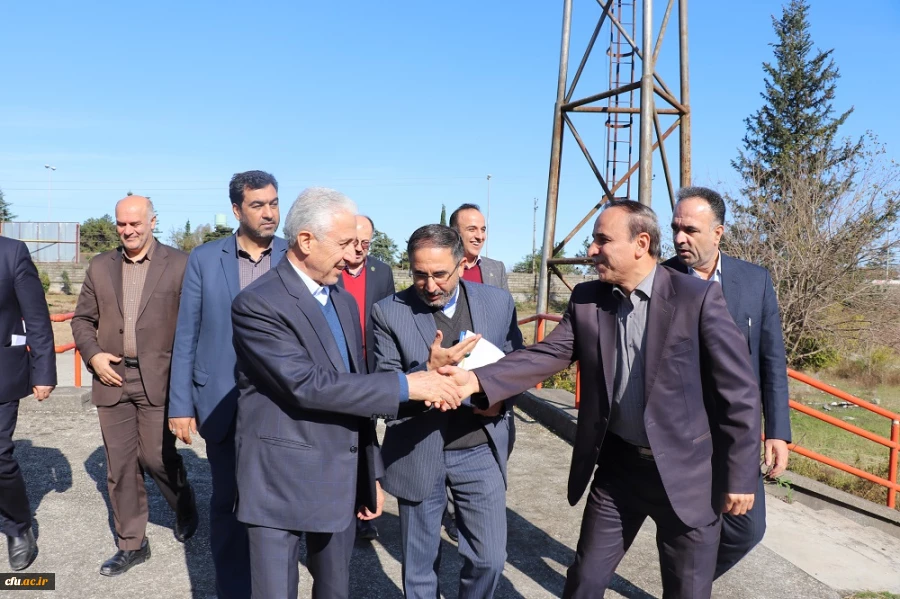 دیدار دکتر منصور غلامی وزیرمحترم علوم با دکتر اسلامی راد سرپرست دانشگاه فرهنگیان مازندران و بازدید از مرکز شهید مطهری نوشهر 3