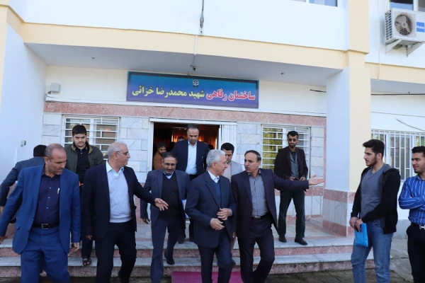 دیدار دکتر منصور غلامی وزیرمحترم علوم با دکتر اسلامی راد سرپرست دانشگاه فرهنگیان مازندران و بازدید از مرکز شهید مطهری نوشهر 5