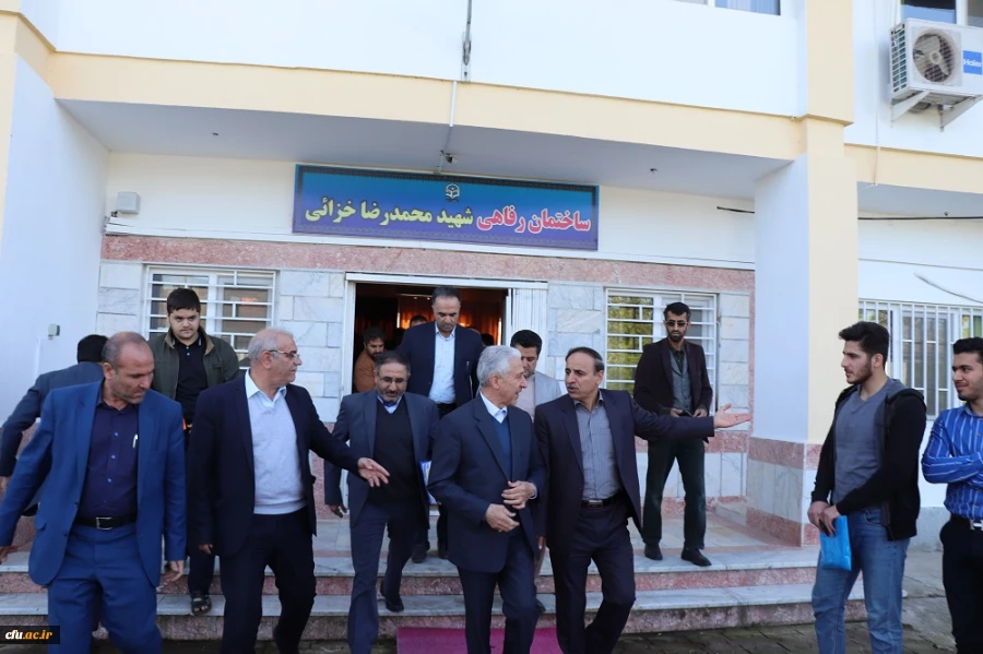 دیدار دکتر منصور غلامی وزیرمحترم علوم با دکتر اسلامی راد سرپرست دانشگاه فرهنگیان مازندران و بازدید از مرکز شهید مطهری نوشهر 5