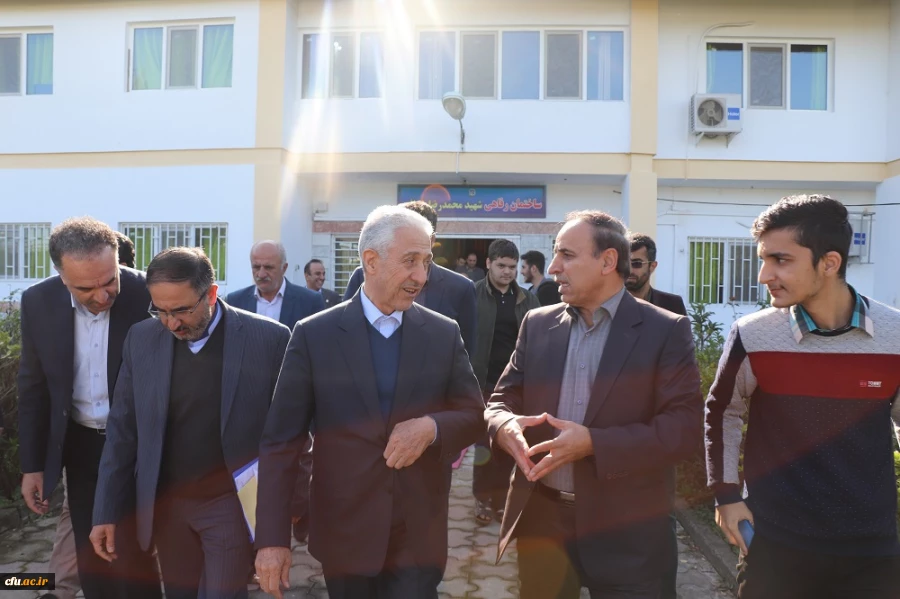 دیدار دکتر منصور غلامی وزیرمحترم علوم با دکتر اسلامی راد سرپرست دانشگاه فرهنگیان مازندران و بازدید از مرکز شهید مطهری نوشهر 6