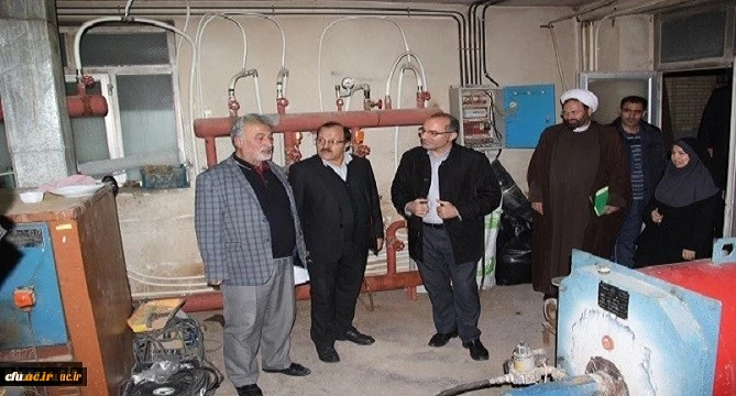 بهره برداری ار طرح ارتقاء سیستم گرمایشی پردیس بنت الهدی صدر 2