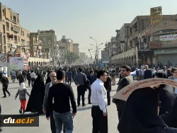 شرکت دانشجو معلمان ، اساتید و کارکنان دانشگاه فرهنگیان خوزستان در راهپیمایی حمایت از اقتدار و امنیت کشور 