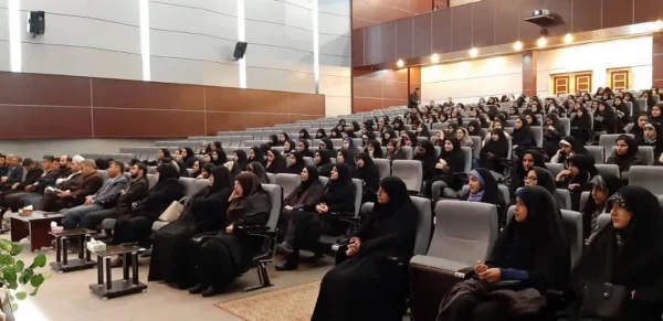 برگزاری همایش هفته بسیج باحضور اساتید ،کارکنان دانشگاه و دانشجویان پردیس بنت الهدی صدرقزوین 2