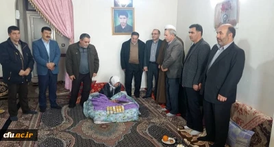 به مناسبت هفته بسیج در دانشگاه فرهنگیان استان اردبیل انجام شد:

دیدار با خانواده شهید وکیل ایمانی