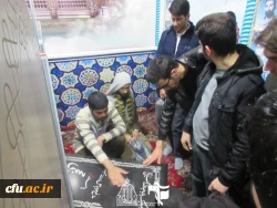 زیارت مزار مطهر شهید حججی توسط دانشجویان دانشگاه فرهنگیان استان اصفهان