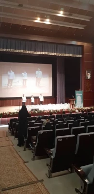 برگزاری همایش هفته بسیج باحضور اساتید ،کارکنان دانشگاه ودانشجویان پردیس بنت الهدی صدرقزوین بامحوریت بانوی طراز اول نسل چهارم لنقلاب اسلامی 4