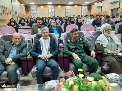برگزاری همایش بسیج به مناسبت هفته بسیج در مدیریت امور پردیس های استان خوزستان