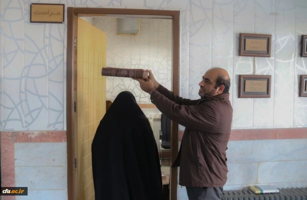 نشست صمیمانه مسئولان مدیریت امور پردیس های استان یزد با کارکنان پردیس حضرت فاطمه الزهرا(س) 13