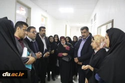 بازدید دکتر انصاری راد معاون دانشجویی دانشگاه فرهنگیان از پردیس ها و واحدهای تابعه دانشگاه فرهنگان هرمزگان 2