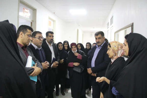 بازدید دکتر انصاری راد معاون دانشجویی دانشگاه فرهنگیان از پردیس ها و واحدهای تابعه دانشگاه فرهنگان هرمزگان 2
